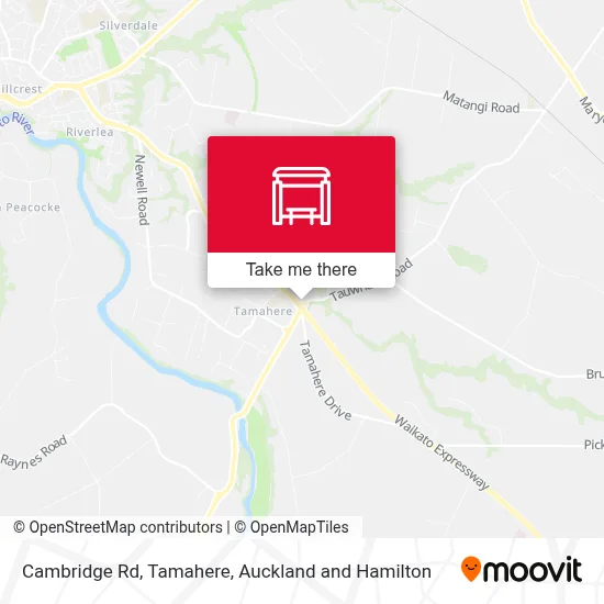 Cambridge Rd, Tamahere map