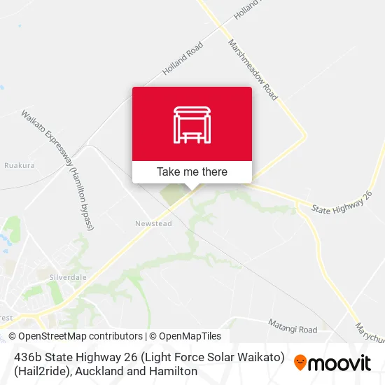 436b State Highway 26 (Light Force Solar Waikato) (Hail2ride) map