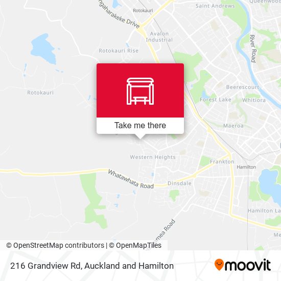 216 Grandview Rd map