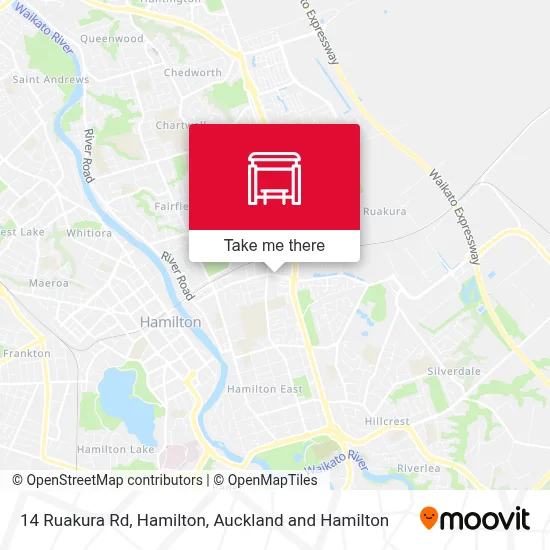 14 Ruakura Rd, Hamilton map