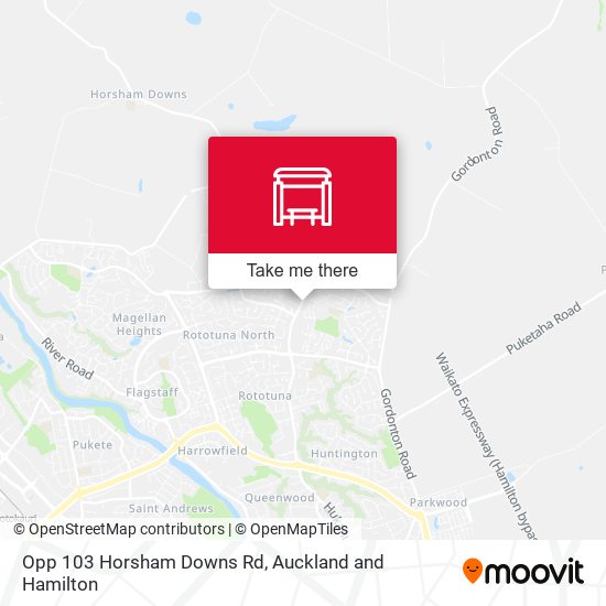 Opp 103 Horsham Downs Rd map