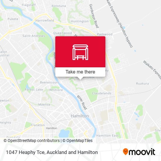 1047 Heaphy Tce map