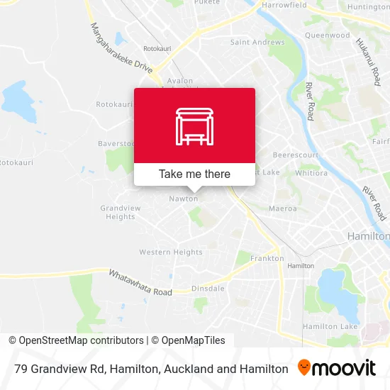 79 Grandview Rd, Hamilton map