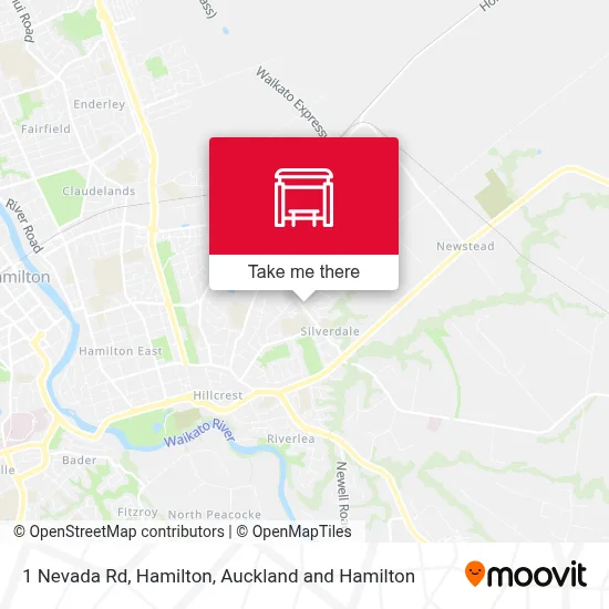 1 Nevada Rd, Hamilton map