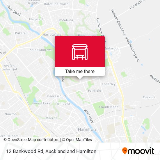 12 Bankwood Rd map
