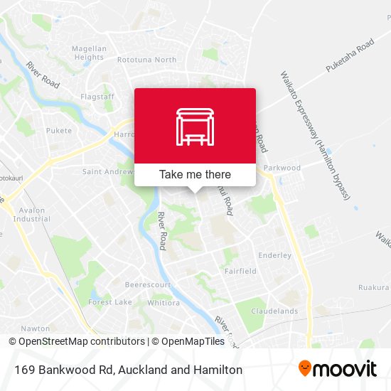 169 Bankwood Rd map