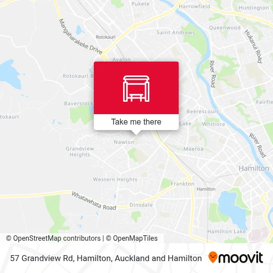 57 Grandview Rd, Hamilton map