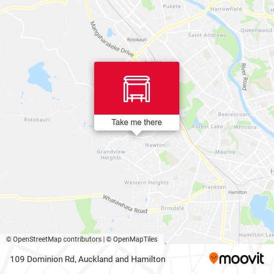 109 Dominion Rd map