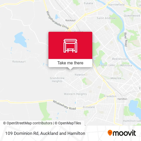 109 Dominion Rd map