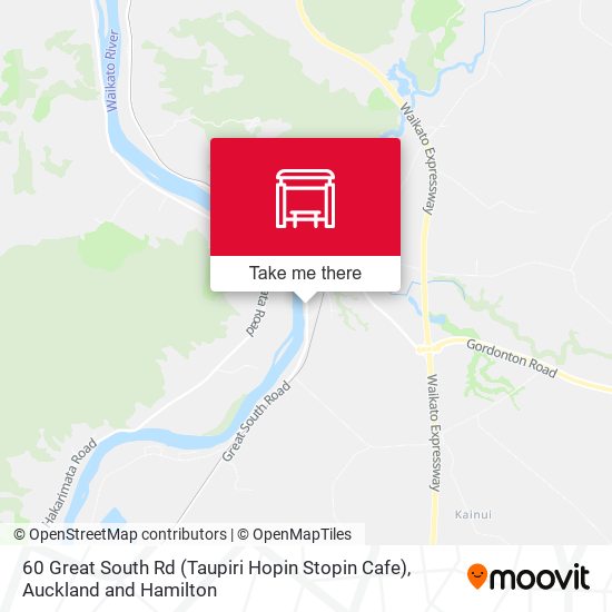 60 Great South Rd (Taupiri Hopin Stopin Cafe) map