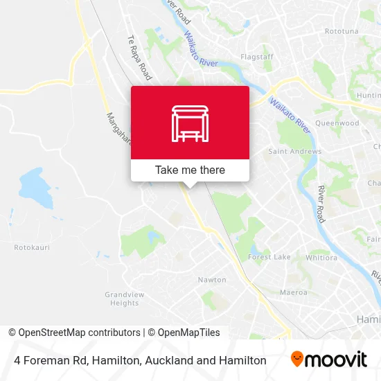 4 Foreman Rd, Hamilton map