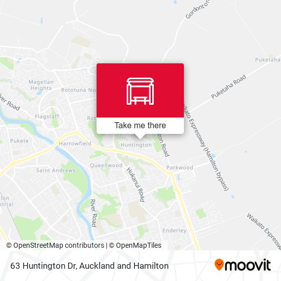 63 Huntington Dr map