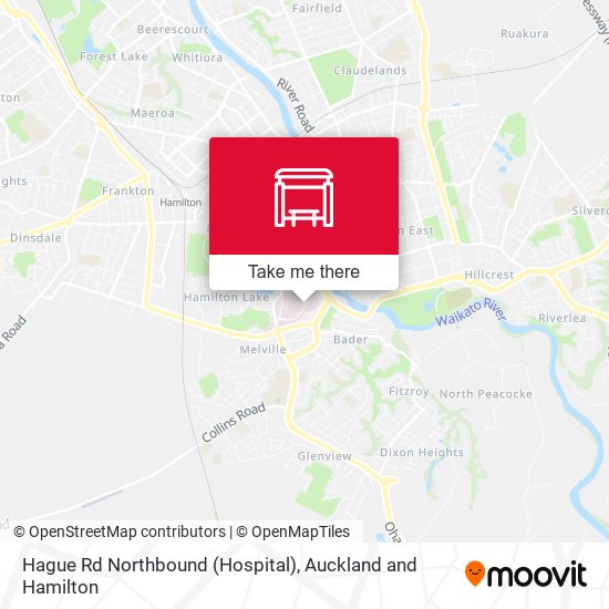 Hague Rd Northbound (Hospital) map