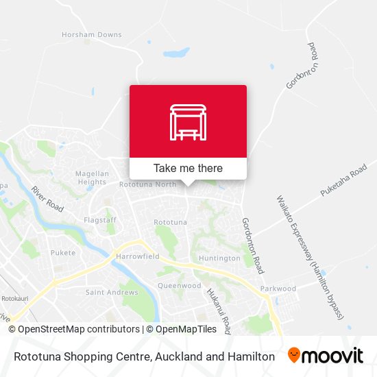 Rototuna Shopping Centre map