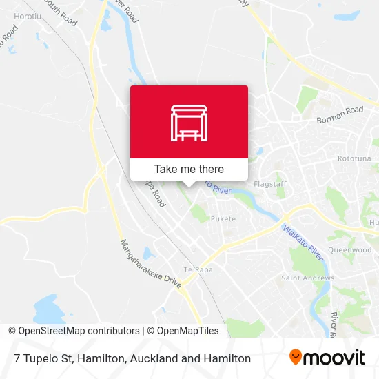 7 Tupelo St, Hamilton map