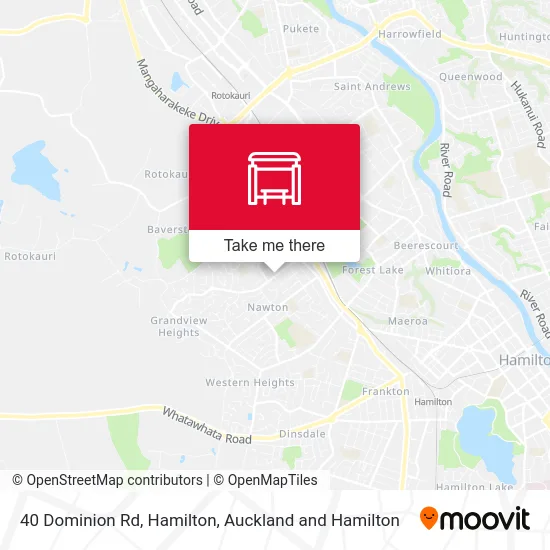 40 Dominion Rd, Hamilton map