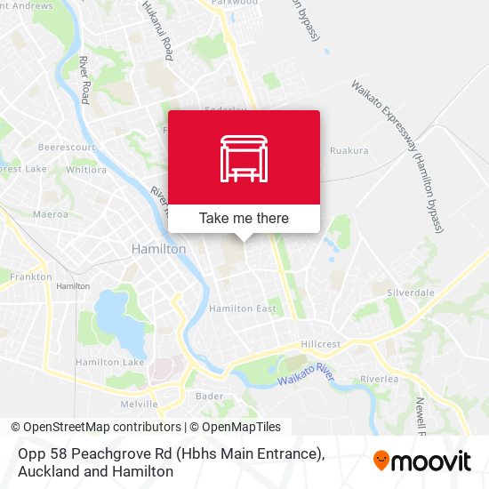 Opp 58 Peachgrove Rd (Hbhs Main Entrance) map