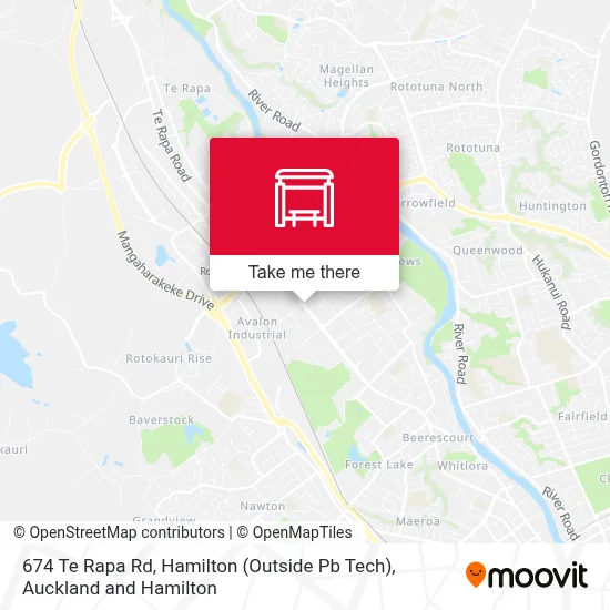 674 Te Rapa Rd, Hamilton (Outside Pb Tech) map