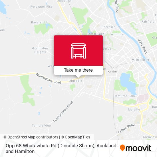 Opp 68 Whatawhata Rd (Dinsdale Shops)地图