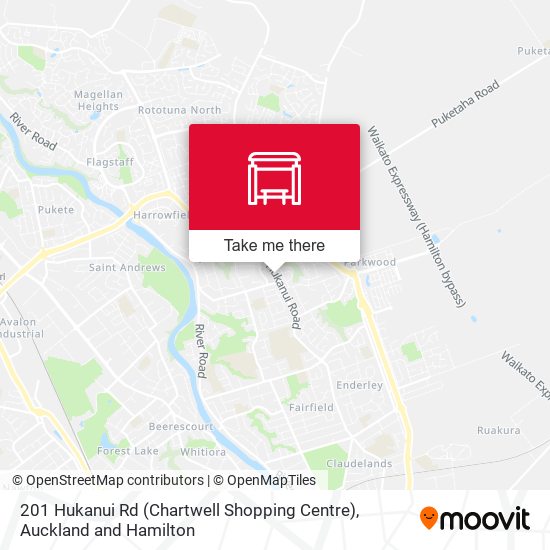 201 Hukanui Rd (Chartwell Shopping Centre) map