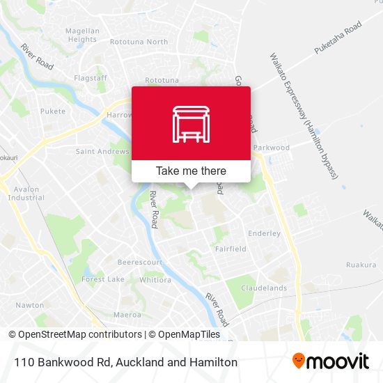 110 Bankwood Rd map