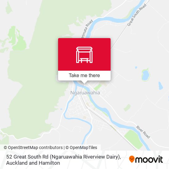 52 Great South Rd (Ngaruawahia Riverview Dairy) map
