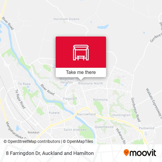 8 Farringdon Dr map