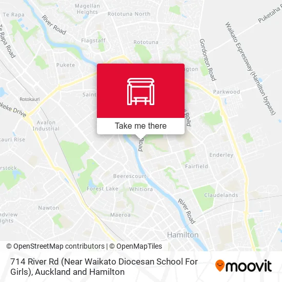 714 River Rd (Near Waikato Diocesan School For Girls) map