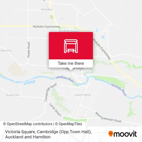 Victoria Square, Cambridge (Opp Town Hall) map