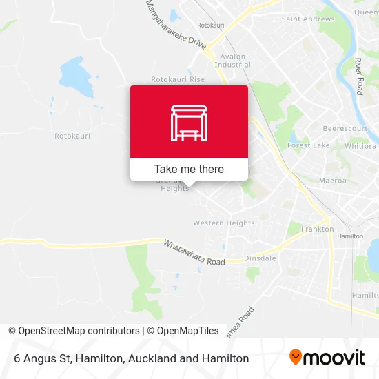 6 Angus St, Hamilton map
