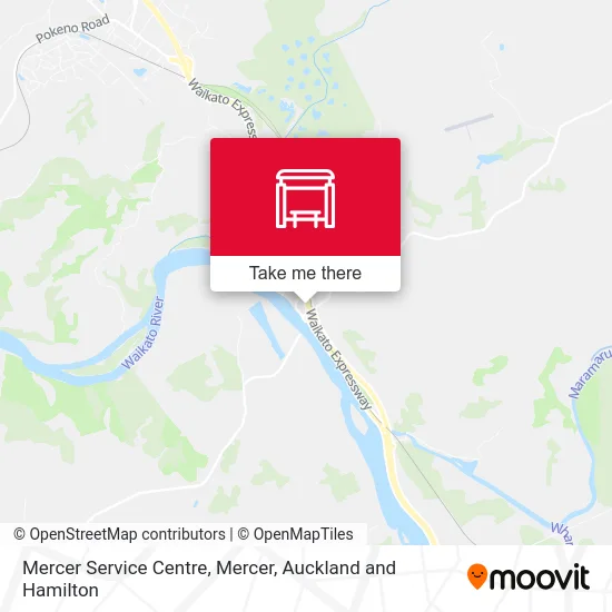 Mercer Service Centre, Mercer map