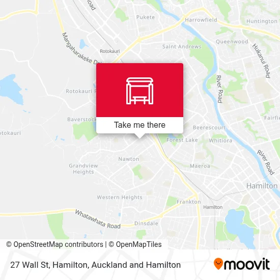 27 Wall St, Hamilton map