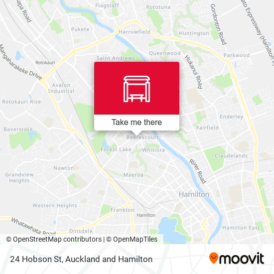 24 Hobson St map