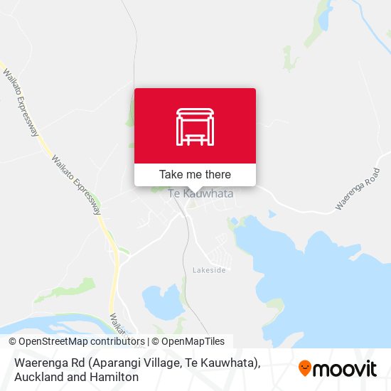 Waerenga Rd (Aparangi Village, Te Kauwhata) map