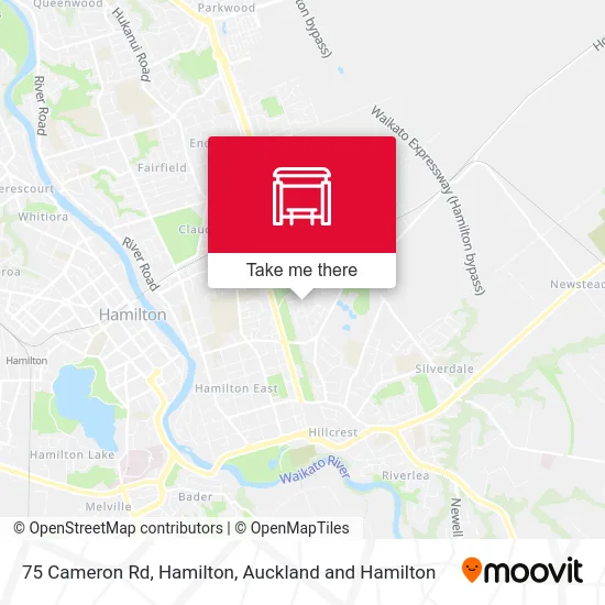 75 Cameron Rd, Hamilton map