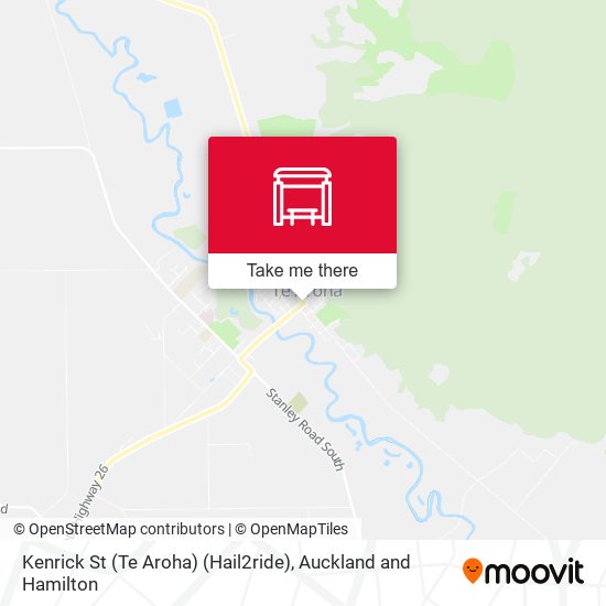 Kenrick St (Te Aroha) (Hail2ride) map