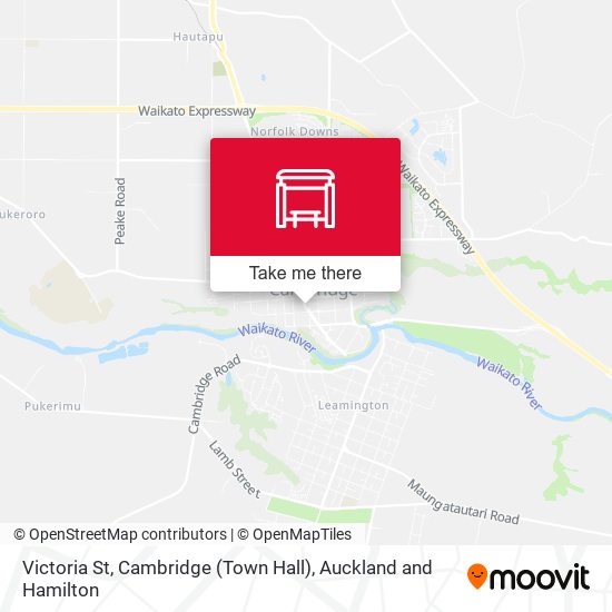 Victoria St, Cambridge (Town Hall) map