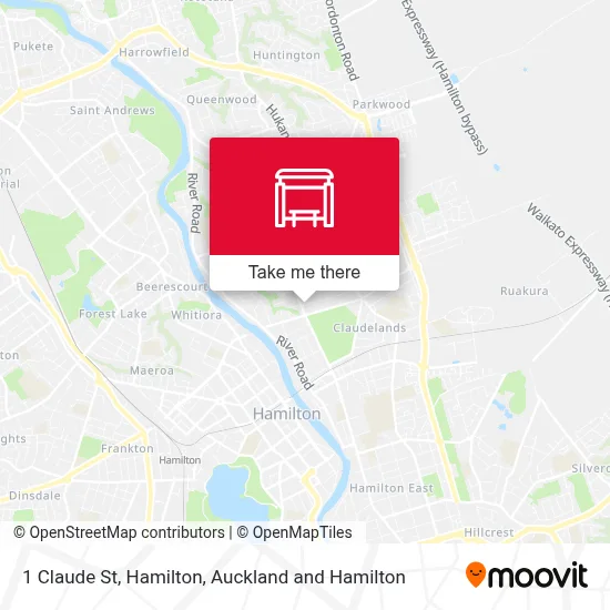 1 Claude St, Hamilton map
