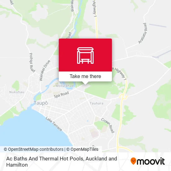 Ac Baths And Thermal Hot Pools map