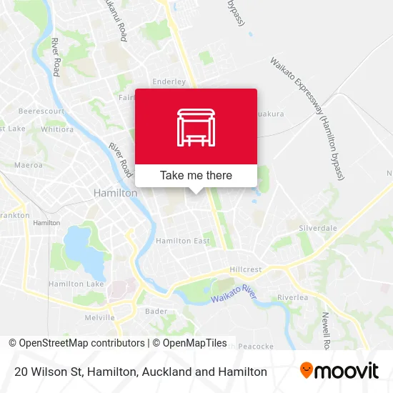 20 Wilson St, Hamilton map