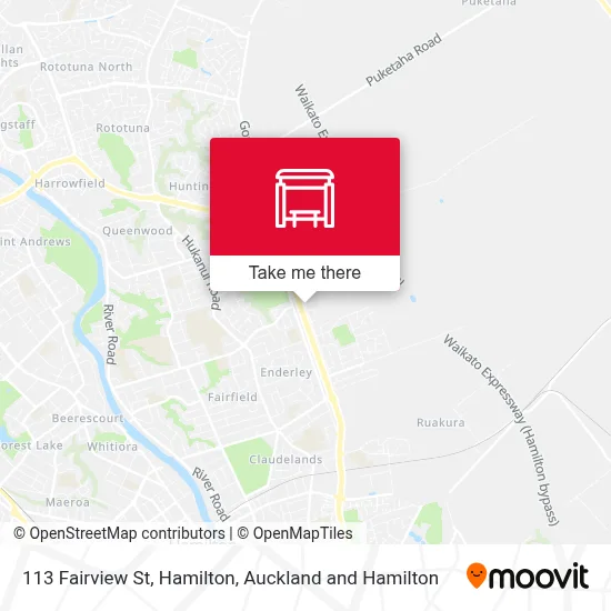 113 Fairview St, Hamilton map