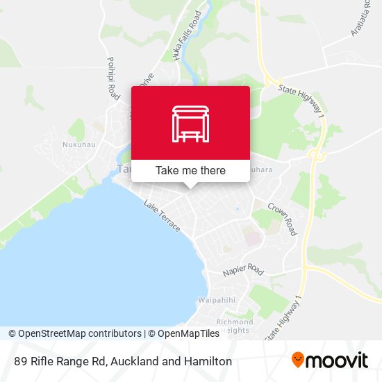 89 Rifle Range Rd map