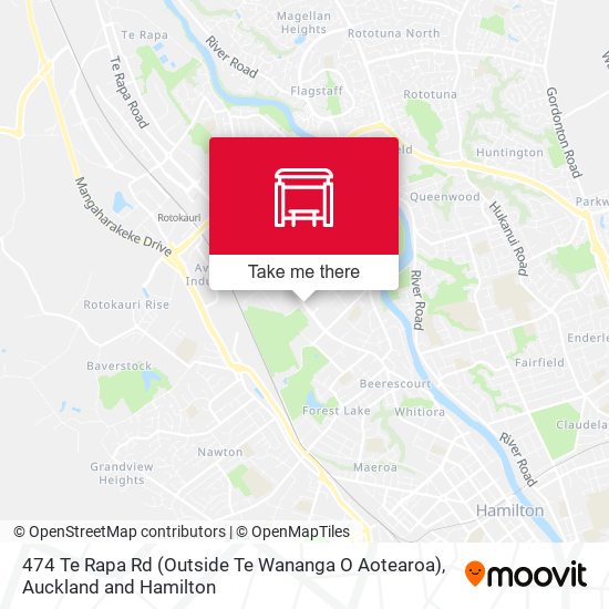 474 Te Rapa Rd (Outside Te Wananga O Aotearoa) map