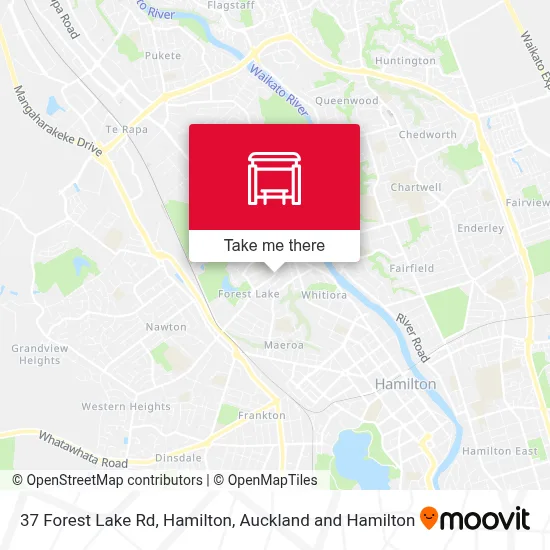 37 Forest Lake Rd, Hamilton map