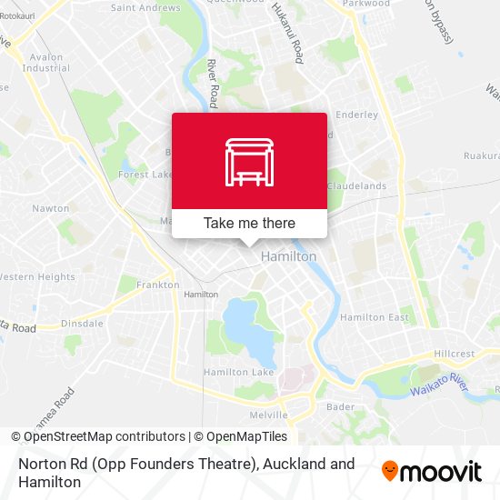 Norton Rd (Opp Founders Theatre) map