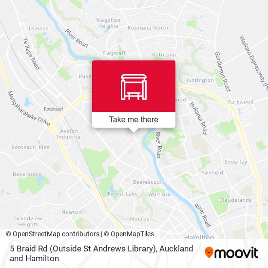 5 Braid Rd (Outside St Andrews Library) map