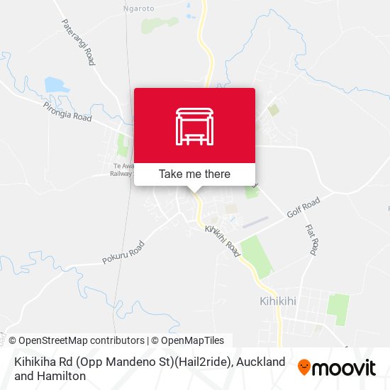 Kihikiha Rd (Opp Mandeno St)(Hail2ride) map