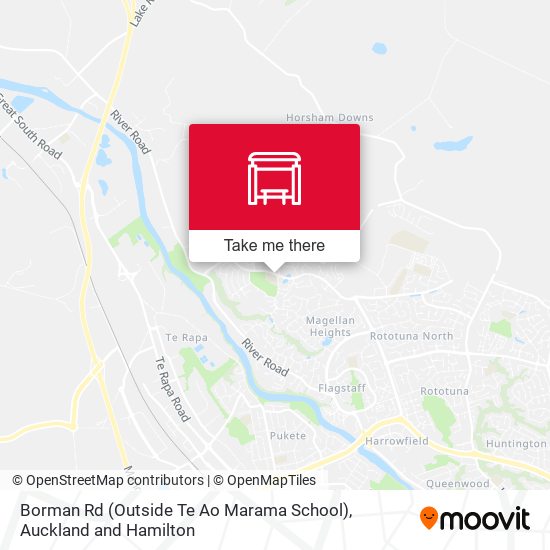 Borman Rd (Outside Te Ao Marama School) map