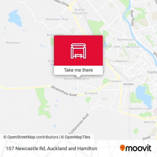 107 Newcastle Rd map
