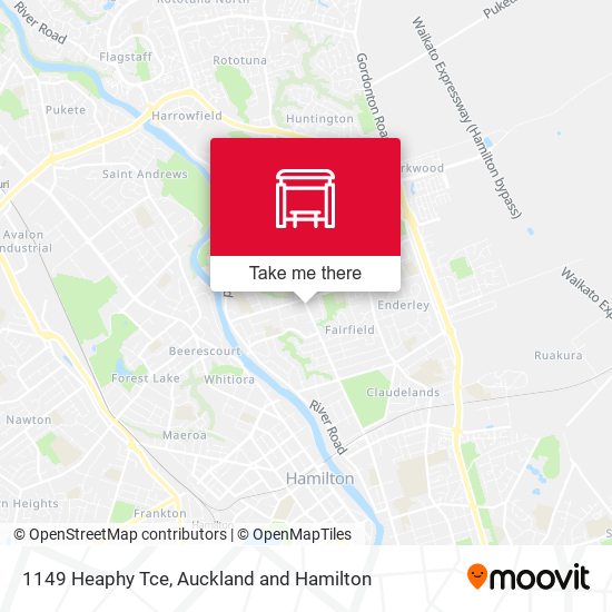 1149 Heaphy Tce map